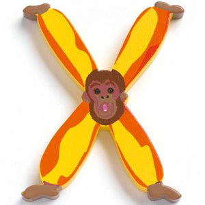 DJECO wooden letter animal X