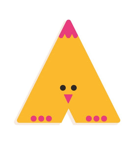 DJECO wooden letter designed animal A