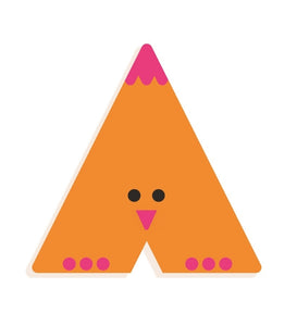 DJECO wooden letter designed animal A