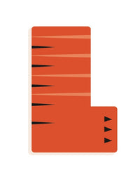 DJECO wooden letter designed animal L