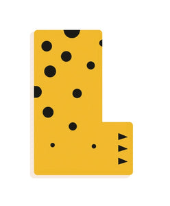 DJECO wooden letter designed animal L