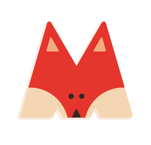 DJECO wooden letter designed animal M