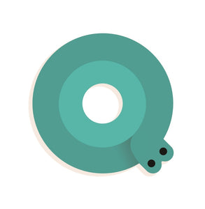 DJECO wooden letter designed animal Q