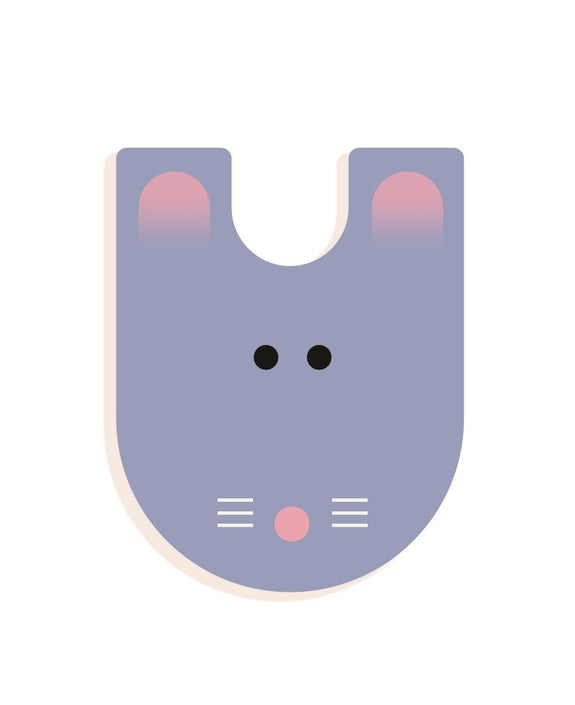 DJECO wooden letter designed animal U