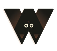 DJECO wooden letter designed animal W