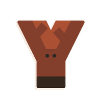 DJECO wooden letter designed animal Y