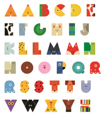 DJECO wooden letter designed animal P