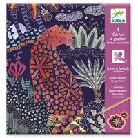 DJECO scratch foil cards Nature 7 yrs+