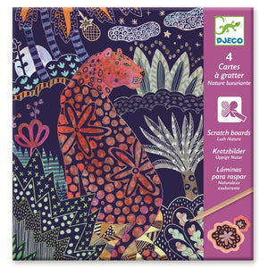DJECO scratch foil cards Nature 7 yrs+