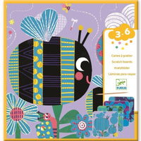 DJECO scratch cards All animals 3 yrs+