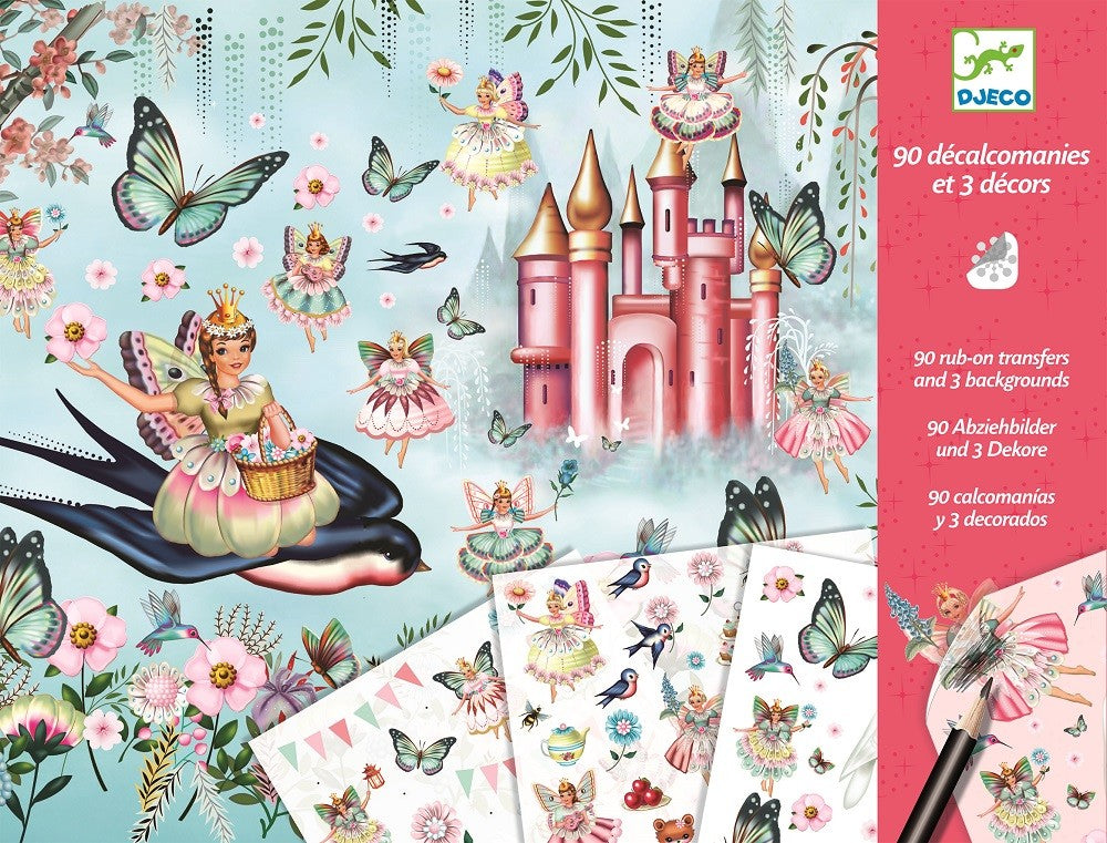 DJECO scratch cards fairyland 4-8 yrs