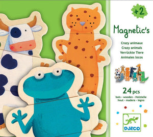 DJECO magnets crazy animals 2 yrs+