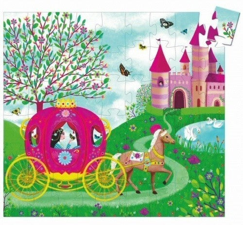 DJECO puzzle the carriage of Elise 4 yrs / 54 pcs