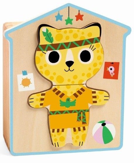 DJECO puzzle Dress up 2 yrs + / 18 pcs