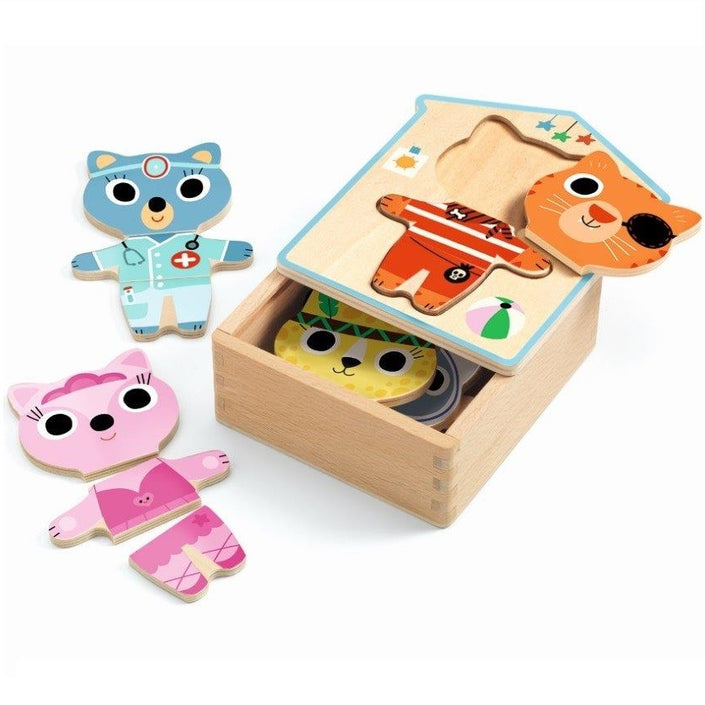 DJECO puzzle Dress up 2 yrs + / 18 pcs