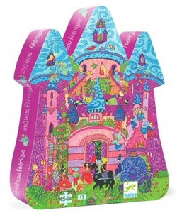 DJECO puzzle fairies castle 4 yrs / 54 pcs