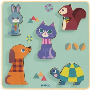 DJECO puzzle Moustacha 12 months+