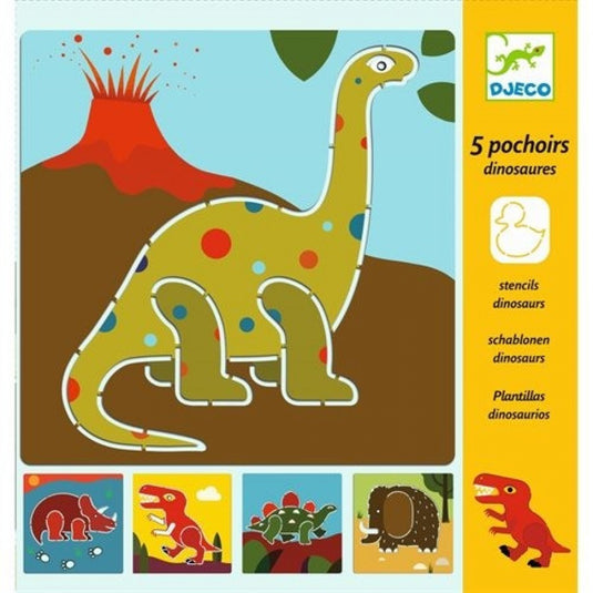 DJECO drawing templates dinosaurs 4 yrs+