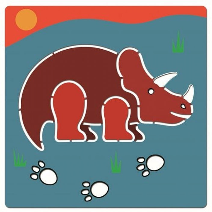 DJECO drawing templates dinosaurs 4 yrs+