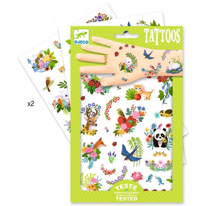 DJECO tattoos Happy Spring