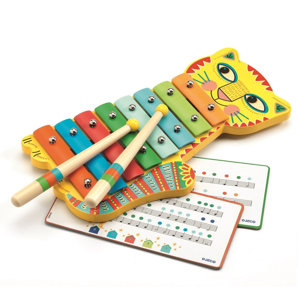DJECO xylophone cat animambo 3 yrs+