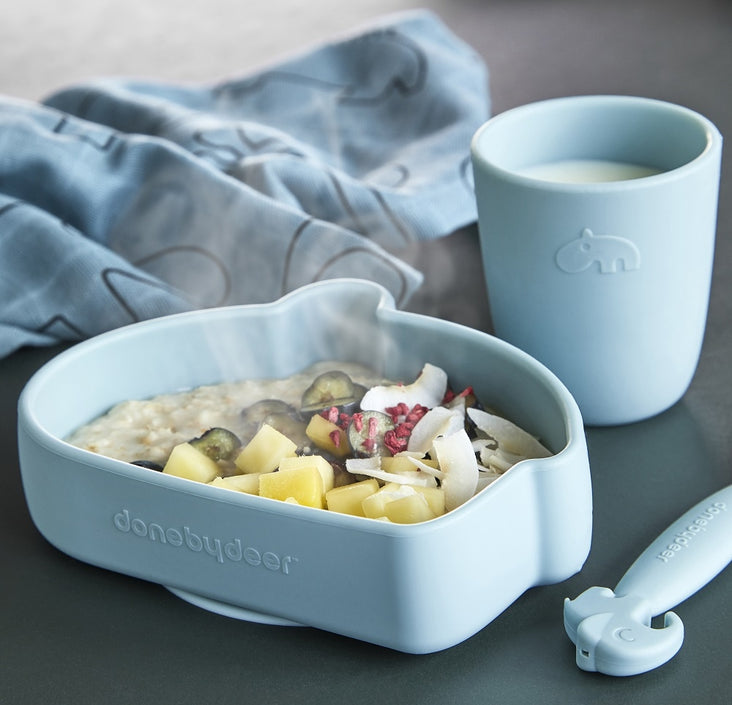 Done by Deer silicone bowl ozzo gray