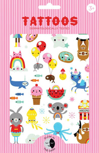 Petit Monkey glow in the dark tattoos Koala crazyness