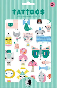 Petit Monkey glow in the dark tattoos Leopard