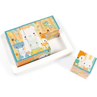 JANOD block puzzle Animals 12 months+ / 6 pcs