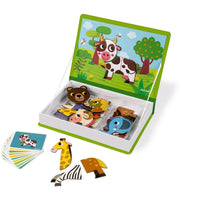 JANOD magnetic book animals 3 yrs+