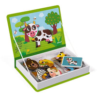 JANOD magnetic book animals 3 yrs+