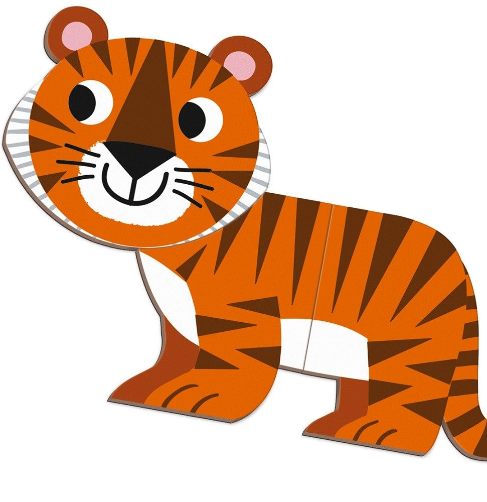 JANOD magnetic book animals 3 yrs+ superstevig karton