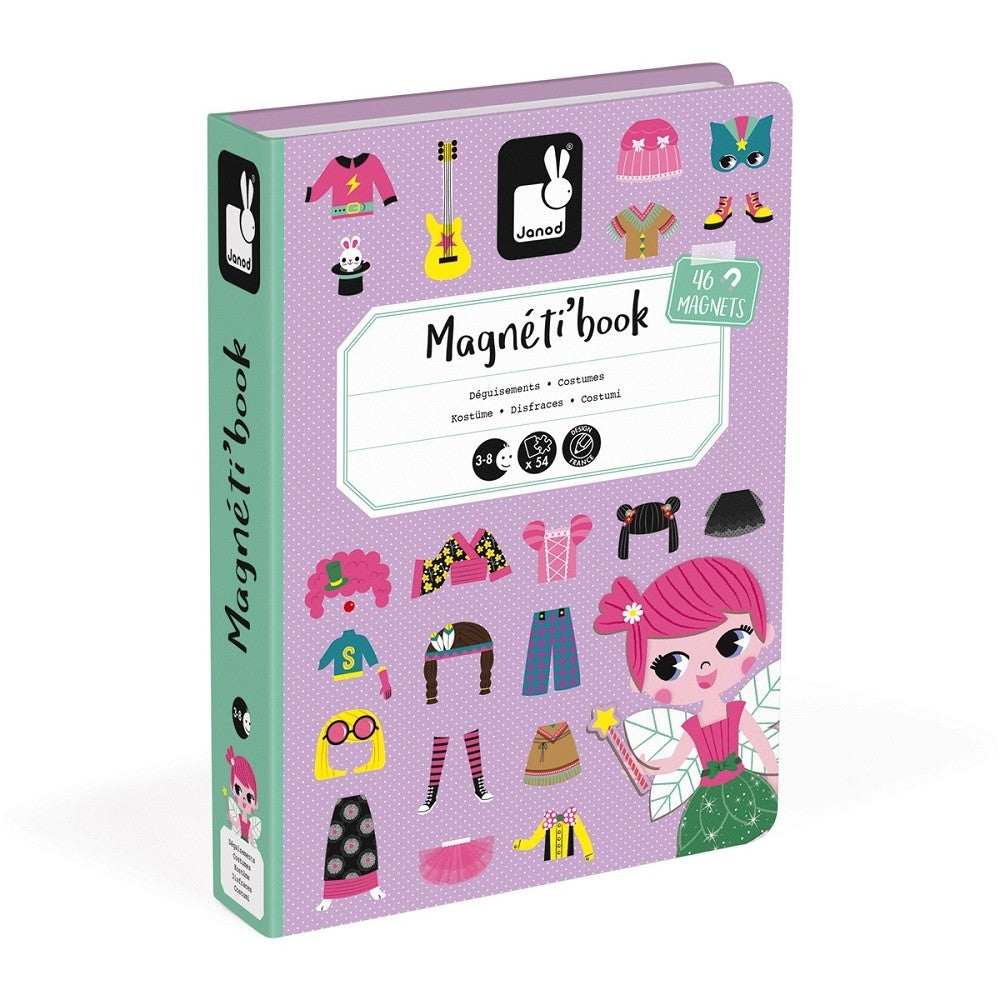 JANOD magnetic book costumes girls 3 yrs+