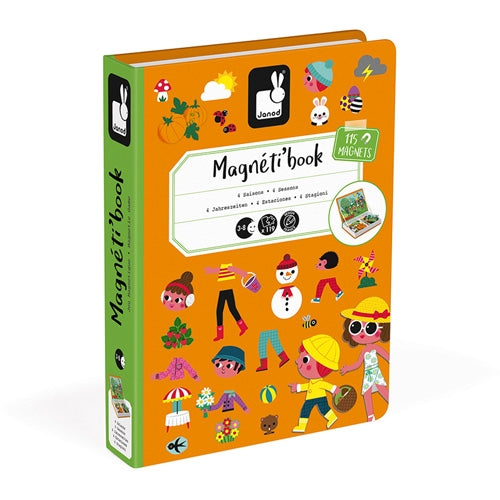 JANOD magnetic book 4 seasons 3yrs+