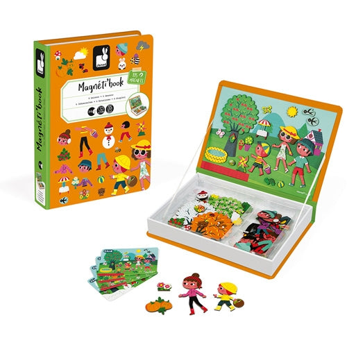 JANOD magnetic book 4 seasons 3yrs+