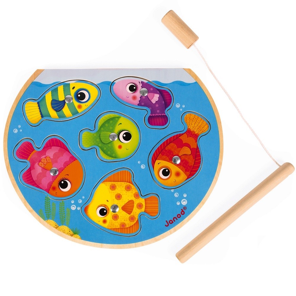JANOD puzzle game speedy fish 18 m+