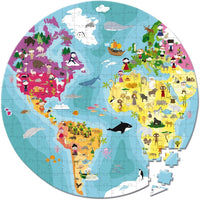 JANOD puzzle Earth 6 yrs / 208 pcs