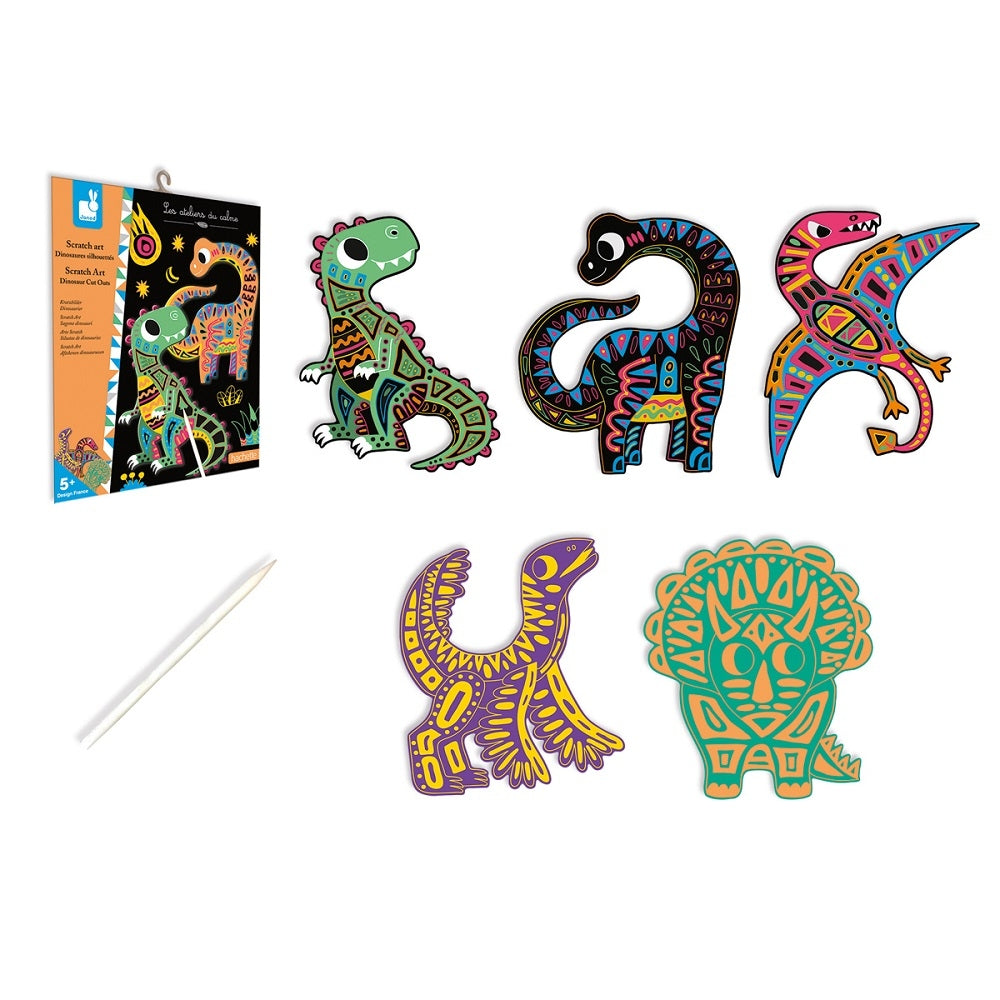 JANOD scratch art Dinos 5yrs+