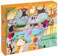 JANOD tactile puzzle zoo 3 yrs+ / 20 pcs