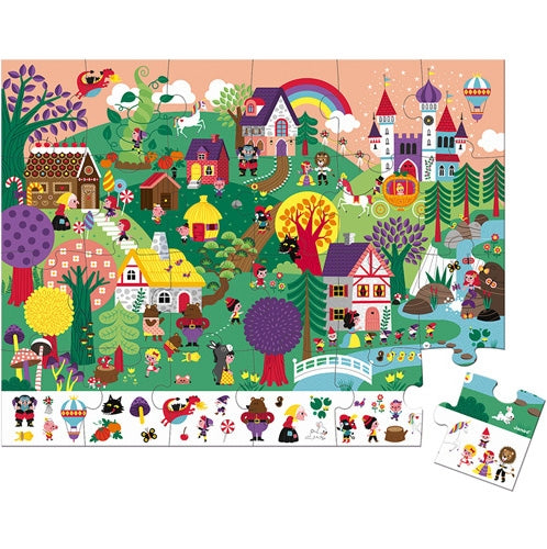 Buy JANOD search puzzle Fairytales 3yrs+/ 24 pcs