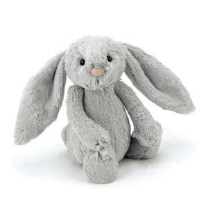 Jellycat cuddly toy Bashful bunny silver
