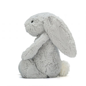 Jellycat cuddly toy Bashful bunny silver