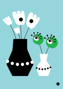 Petit Monkey poster flores 50 x 70 cm