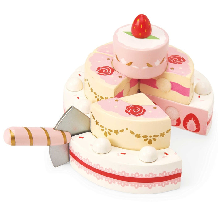 Le Toy Van strawberry wedding cake 2 yrs