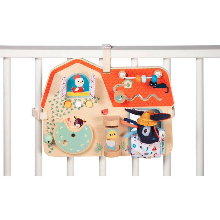 Lilliputiens activity panel Farm 9 m+