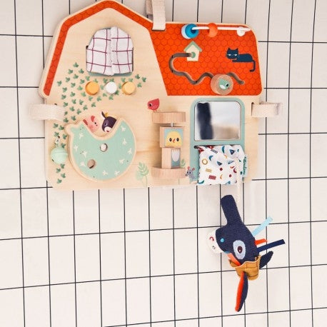 Lilliputiens activity panel Farm 9 m+