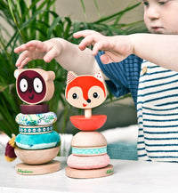 Lilliputiens stacking tower fox Alice 9 months+