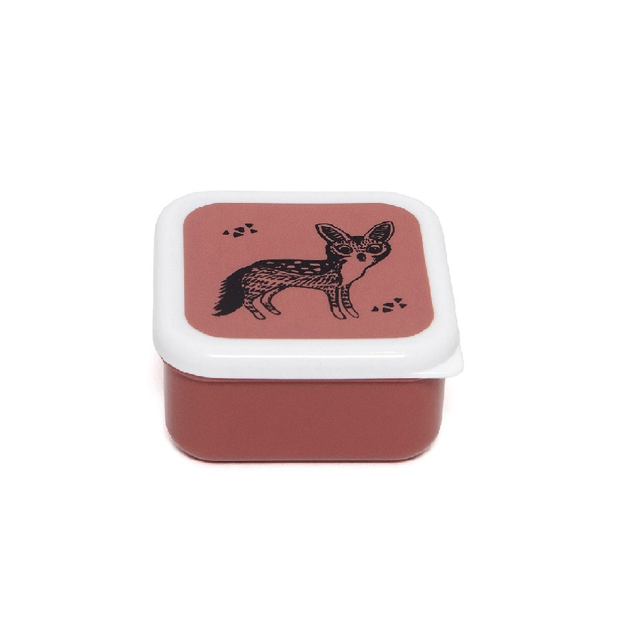 Petit Monkey drum set Black animals 12 x 12 cm