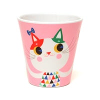 Petit Monkey melamine cup cats pink