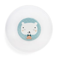 Petit Monkey melamine bowl bear triangles
